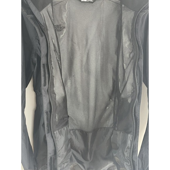 The North Face Womens Resolve ll Small Black Hooded Parka Elastic Waist Raincoat - Picture 8 of 10